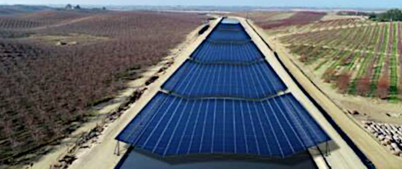 Californian Covers Water Supply Channels With Solar Panels – Laden With Toxic Gunk