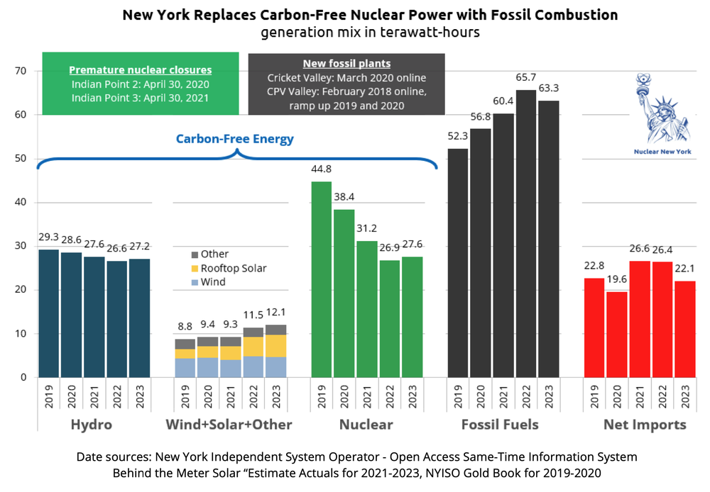 Grand Lunacy: New York Shut Down Nuclear Plants & Wrecked Its Power Supply